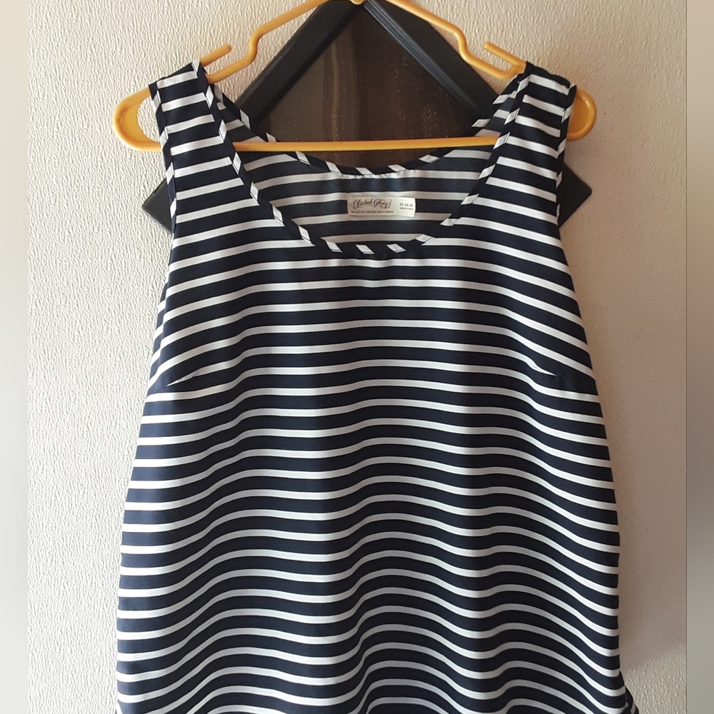 faded glory stripped tank top